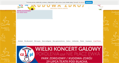 Desktop Screenshot of kudowa.pl