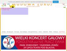 Tablet Screenshot of kudowa.pl